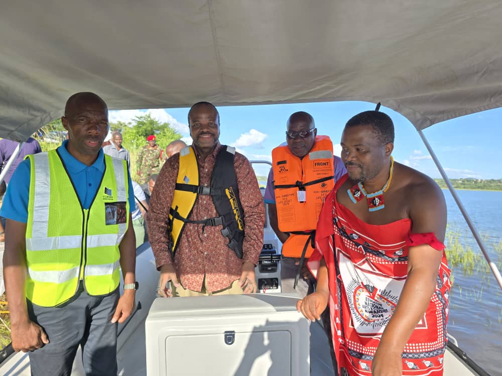 KING MSWATI III VISITS MAGUGA DAM AND LAKE MATSAMO